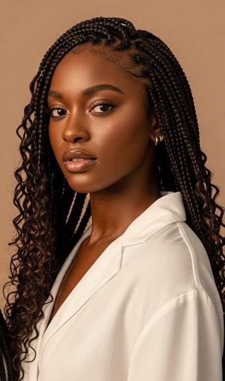 Stylish Braided Updo