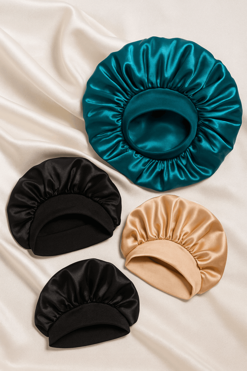 Satin Bonnet Trio